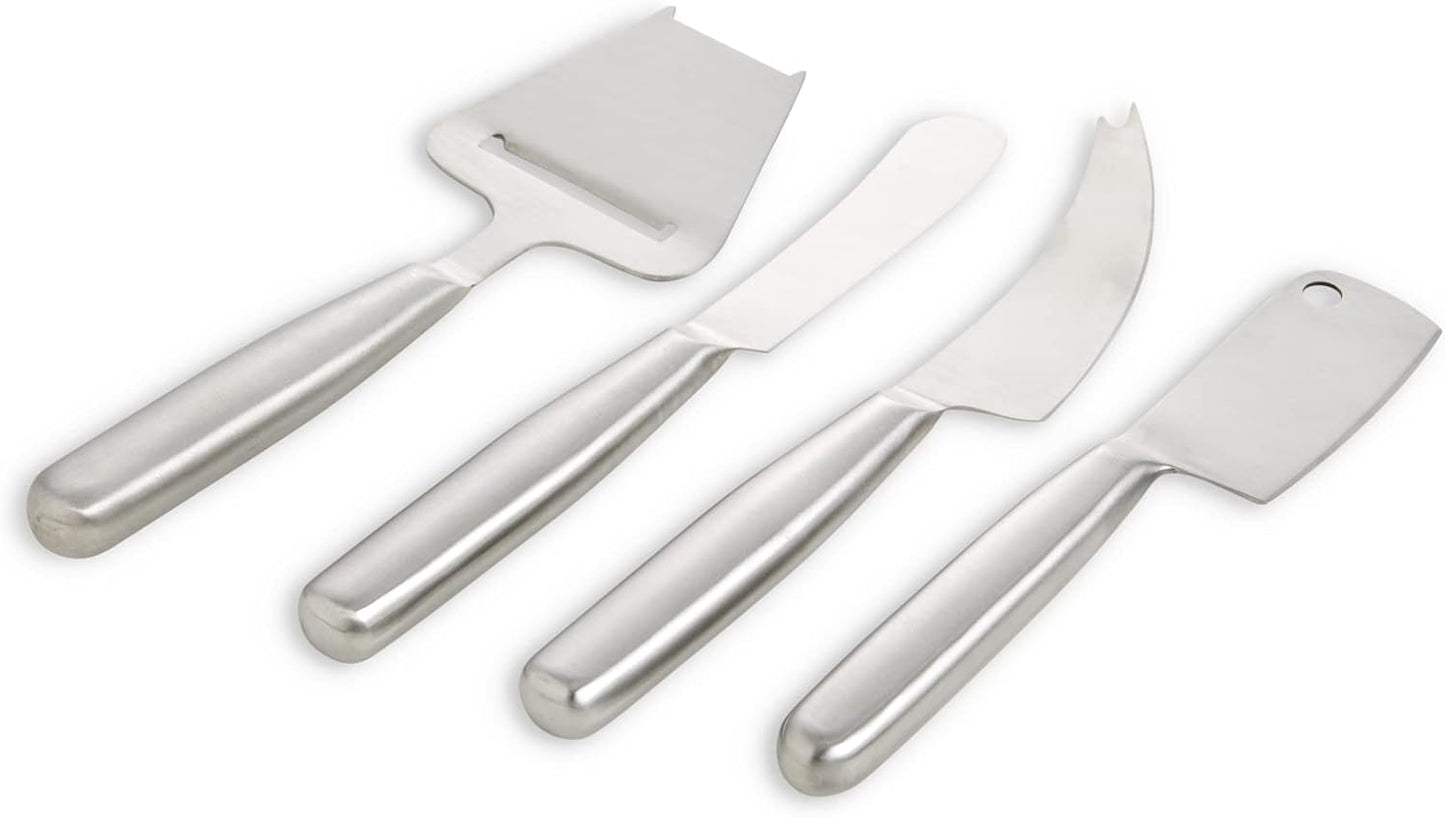 Kitchen Cheese Tool Set, Stainless Steel and Marble