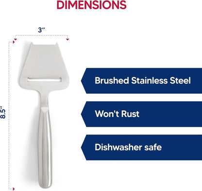 Kitchen Cheese Tool Set, Stainless Steel and Marble
