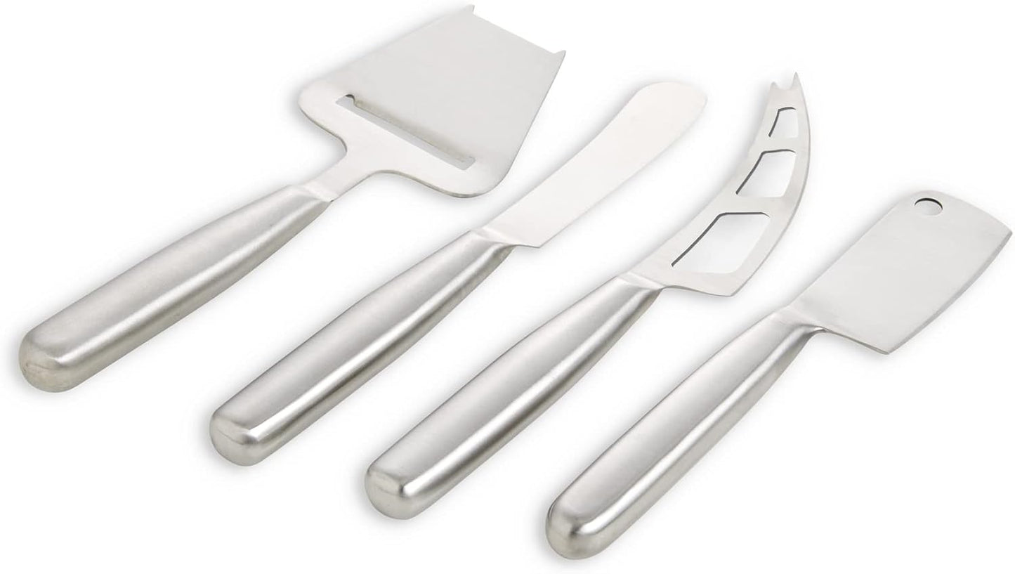 Kitchen Cheese Tool Set, Stainless Steel and Marble
