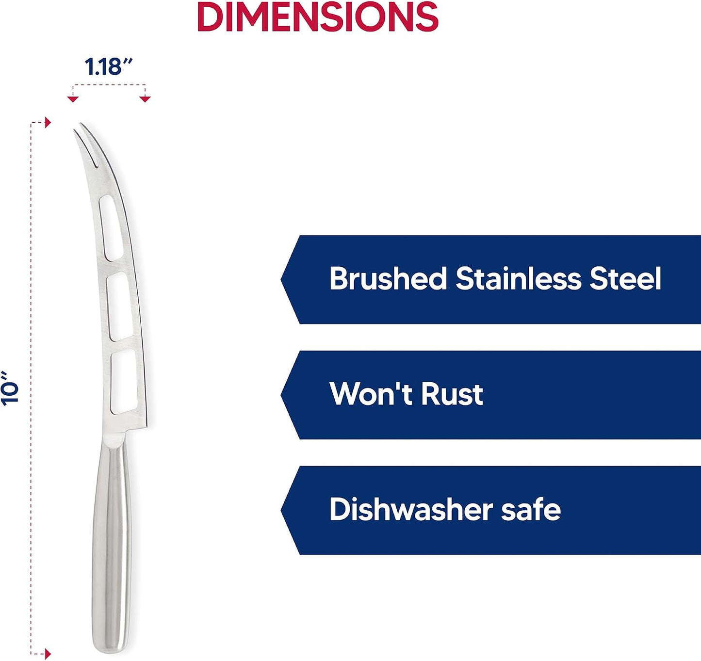 Kitchen Cheese Tool Set, Stainless Steel and Marble