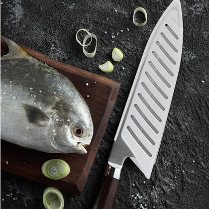 Safety Knife Cover Sleeves, 10 Pack Universal Knife Guards Set, Knife Edge Guards Blade for Ceramic Knife Kitchen Paring Knife Bread Knife, Kitchen Knife Sheath, 5 Sizes, 8 Styles, White