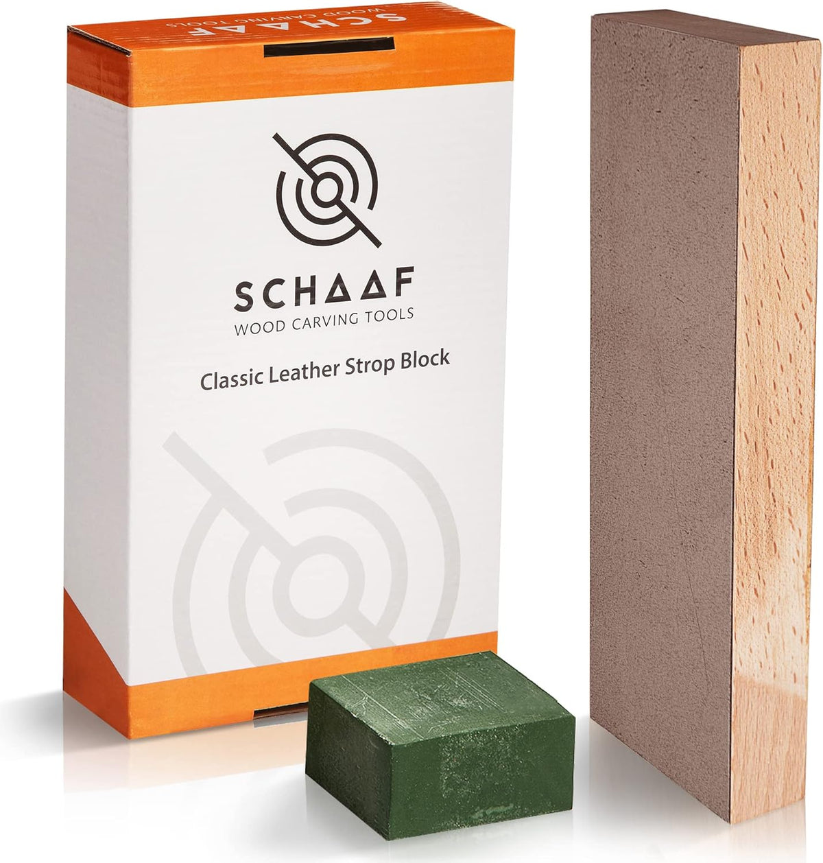 Schaaf Wood Carving Tools Leather Strop Block for Knife, Chisel Sharpening