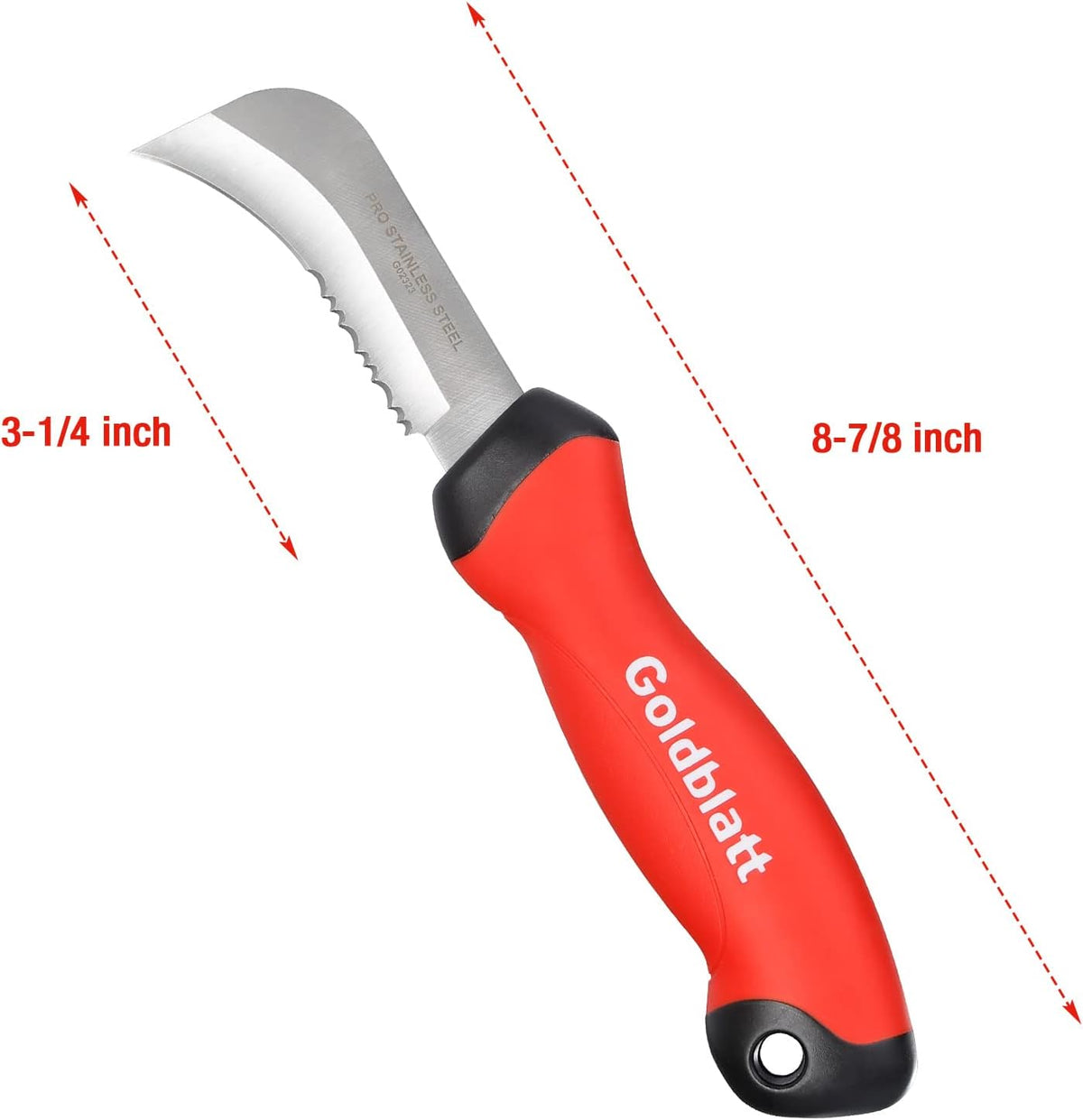 Heavy Duty Carpet Knife, Linoleum Cutter & Hook Knife for Roofing