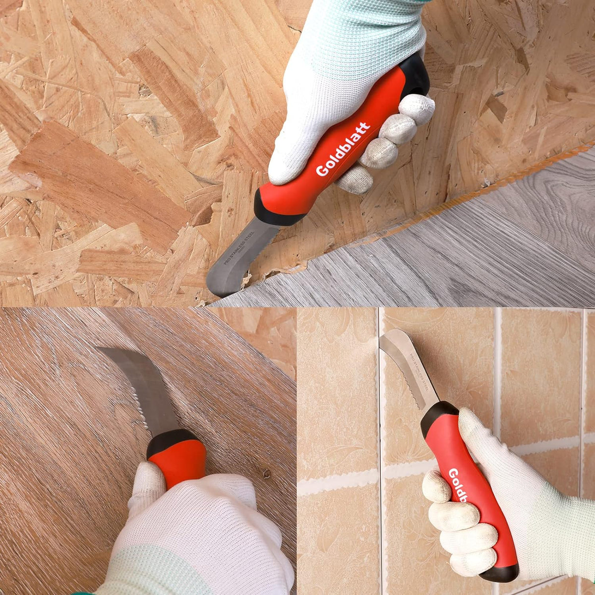 Heavy Duty Carpet Knife, Linoleum Cutter & Hook Knife for Roofing