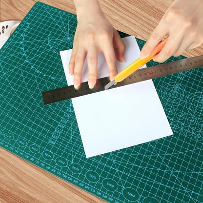 Self-Healing Cutting Mat 12x 9 Inch-Precision Grid for Exacto Knife Blades - Protective Craft Surface for Quilting, Scrapbooking, Stencil Art Projects