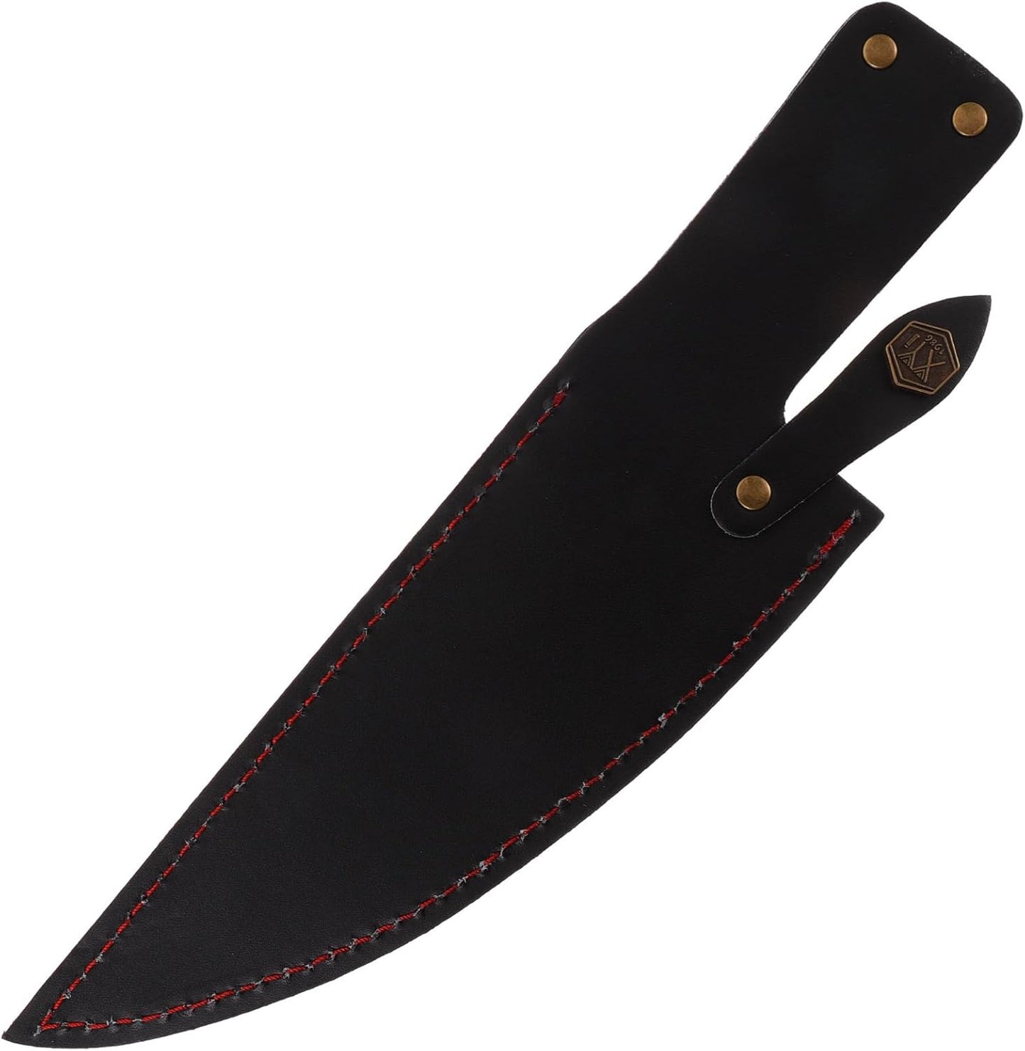 CALLARON 13" Leather Chef Knife Sheath - Portable Knife Sleeves, Safe Chef Knives Cover, Knife Protection Cover for Kitchen Camping(Random Style)