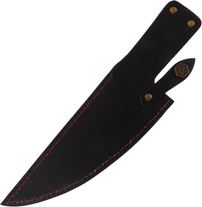 CALLARON 13" Leather Chef Knife Sheath - Portable Knife Sleeves, Safe Chef Knives Cover, Knife Protection Cover for Kitchen Camping(Random Style)