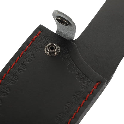 CALLARON 13" Leather Chef Knife Sheath - Portable Knife Sleeves, Safe Chef Knives Cover, Knife Protection Cover for Kitchen Camping(Random Style)