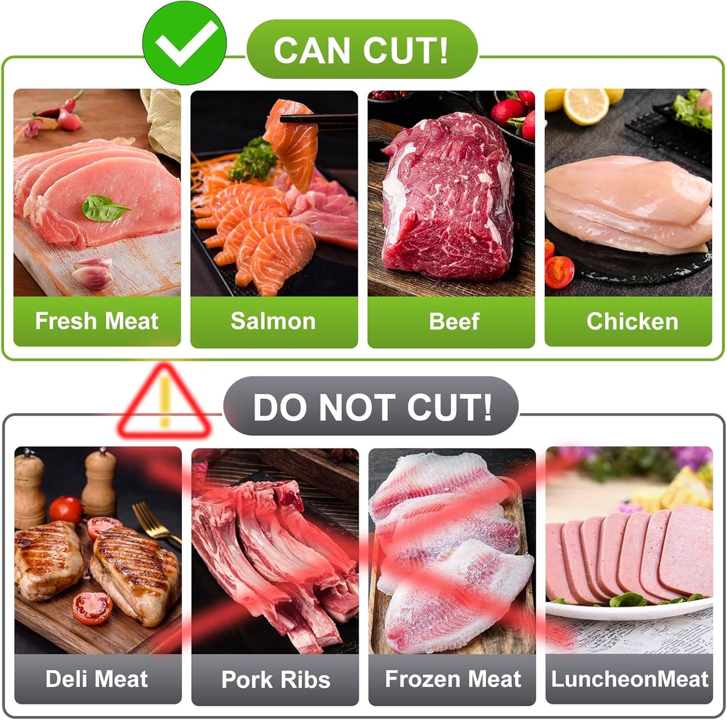 Meat Slicer for Fresh Raw Meat (Steady Grip), Manual Cutter, 17 Blades | Quick Fresh Meat Slicer with Steady Grip, Manual Cutter Slicer, Beef Pork Mutton for Cooking BBQ Hot Pot (2 or 4 mm) -Gray