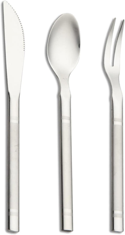 5.8in 4-Piece Dessert Knives Set Stainless Steel Kids Dinner Knife Appetizer Fruit Snack Serving Knives Small Flatware Set