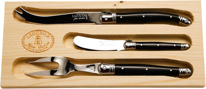 Laguiole 3-Piece Cheese Set, Ivory Handles
