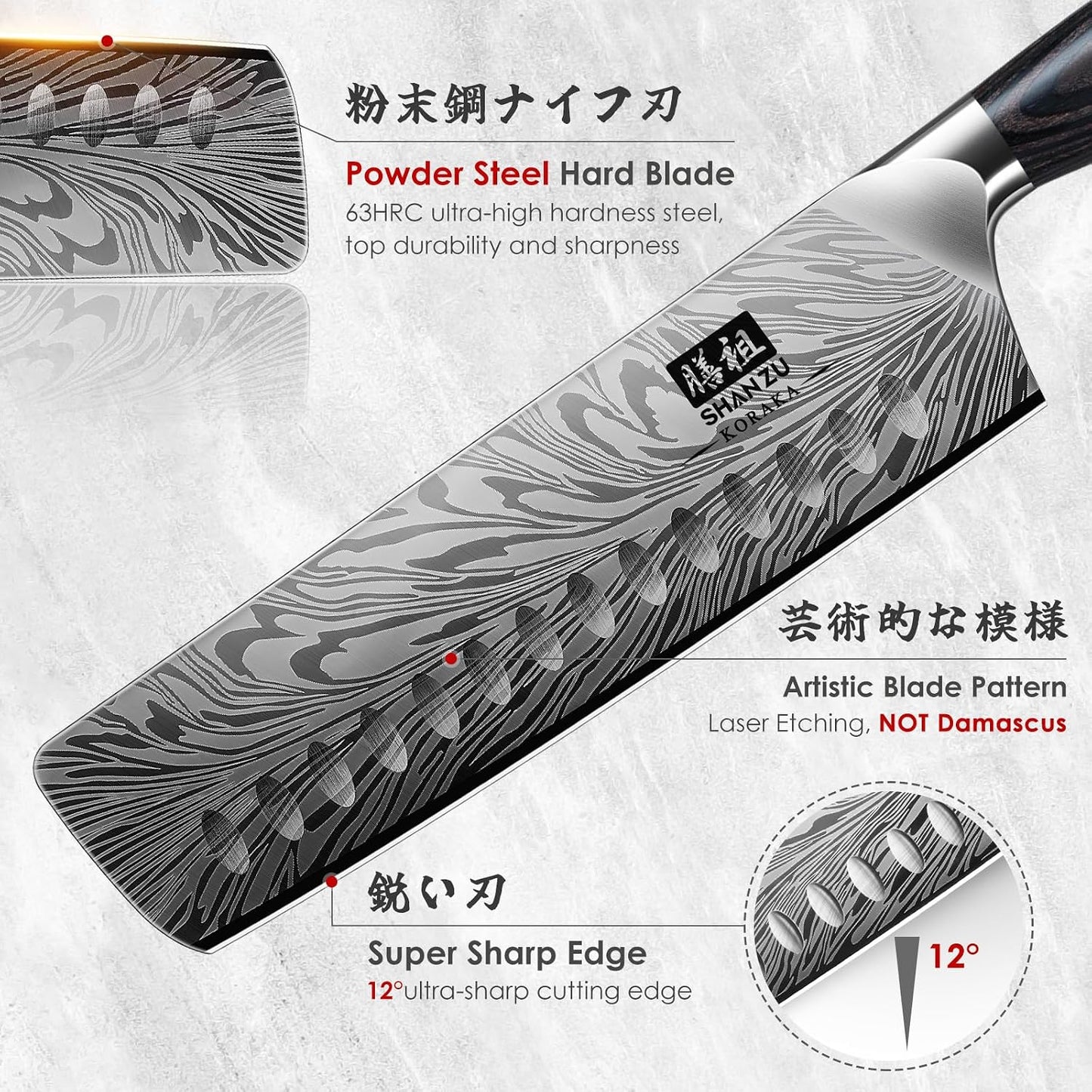 10 inch Bread Knife in Powder Steel, Serrated Bread Knife for Homemade Bread Sourdough Ultra Sharp Bread Slicer Knives with Ergonomic Pakkawood Handle for Sourdough, Turkey and Fruit
