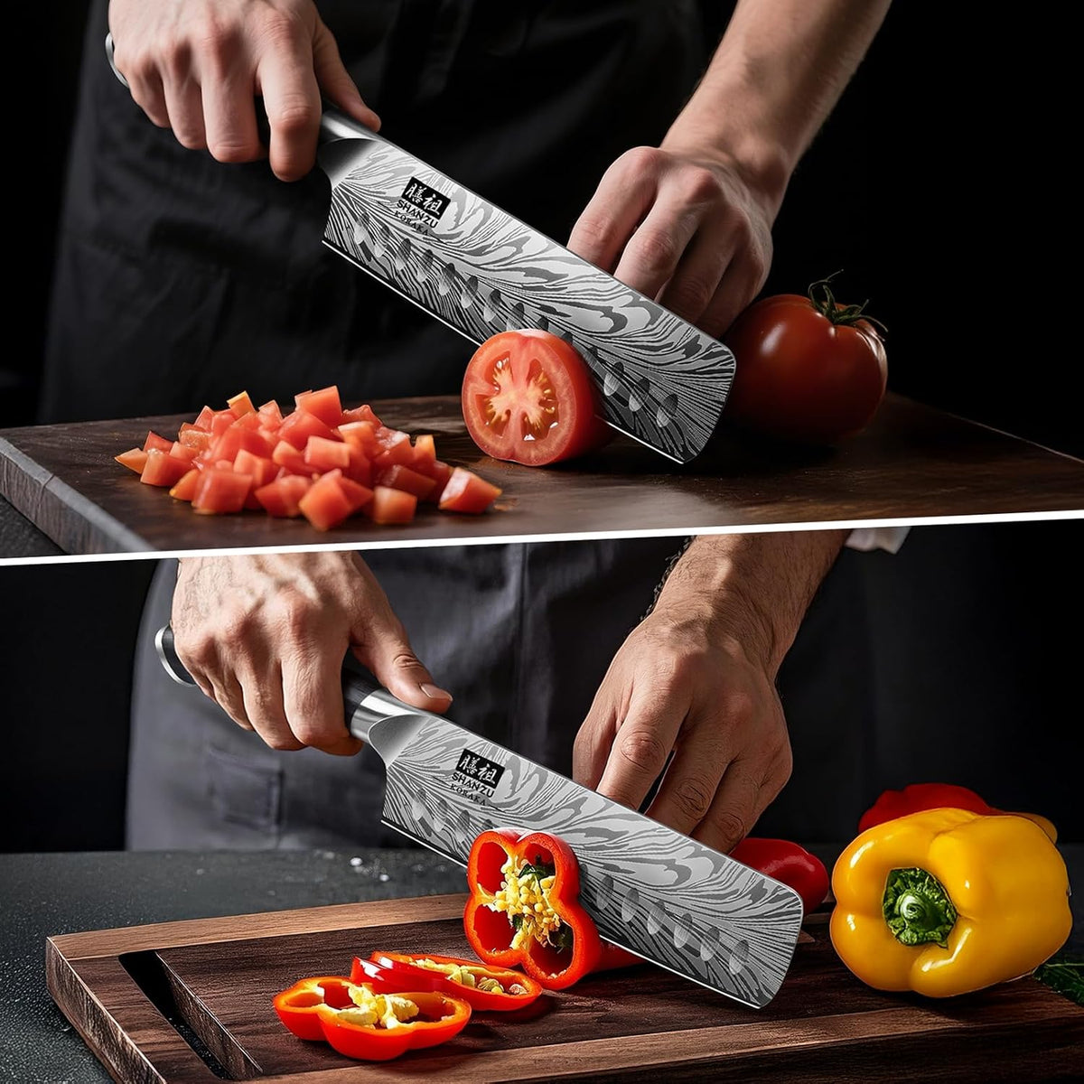 10 inch Bread Knife in Powder Steel, Serrated Bread Knife for Homemade Bread Sourdough Ultra Sharp Bread Slicer Knives with Ergonomic Pakkawood Handle for Sourdough, Turkey and Fruit