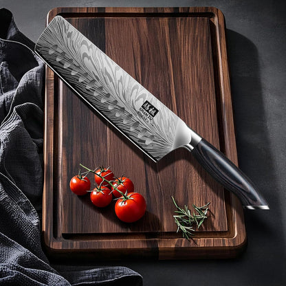 10 inch Bread Knife in Powder Steel, Serrated Bread Knife for Homemade Bread Sourdough Ultra Sharp Bread Slicer Knives with Ergonomic Pakkawood Handle for Sourdough, Turkey and Fruit
