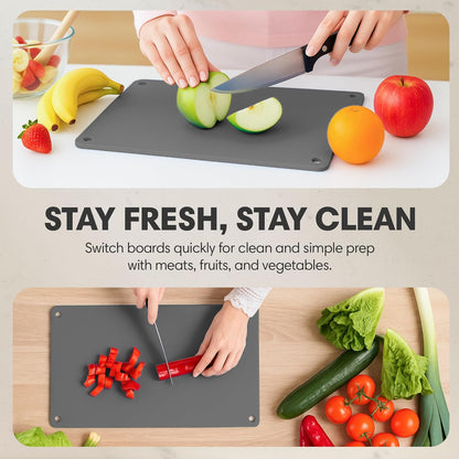 Large Cutting Board - Plus Meal Prep System with Juice Groove, Spikes, Drip Tray & Removable BPA Free Cutting Board - Patented Multi-Feature Design Carving Board - BBQ & Kitchen Essential