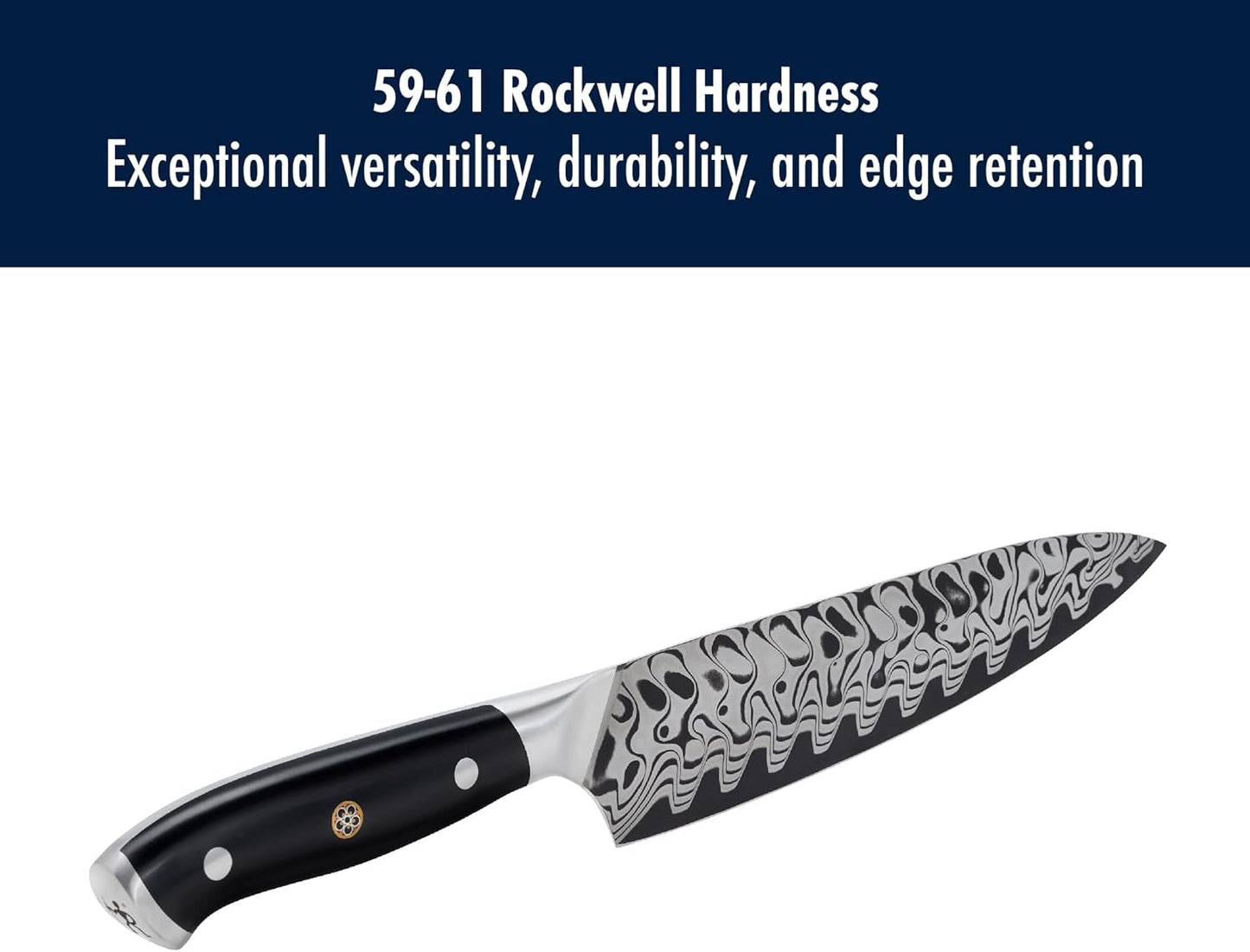 Compass Damascus 8-inch Damascus Chef's Knife