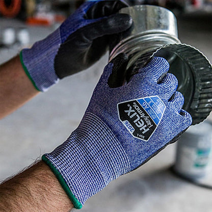 Seamless A6-Level Cut-Resistant Durable Long Lasting Puncture Resistant Safety Gloves | Helix 2076