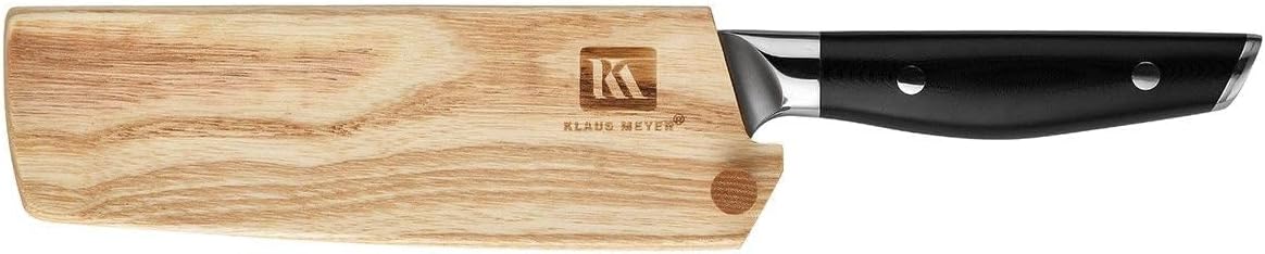 Luxor Damascus Steel 7 inch Nakiri Knife with Wood Sheath