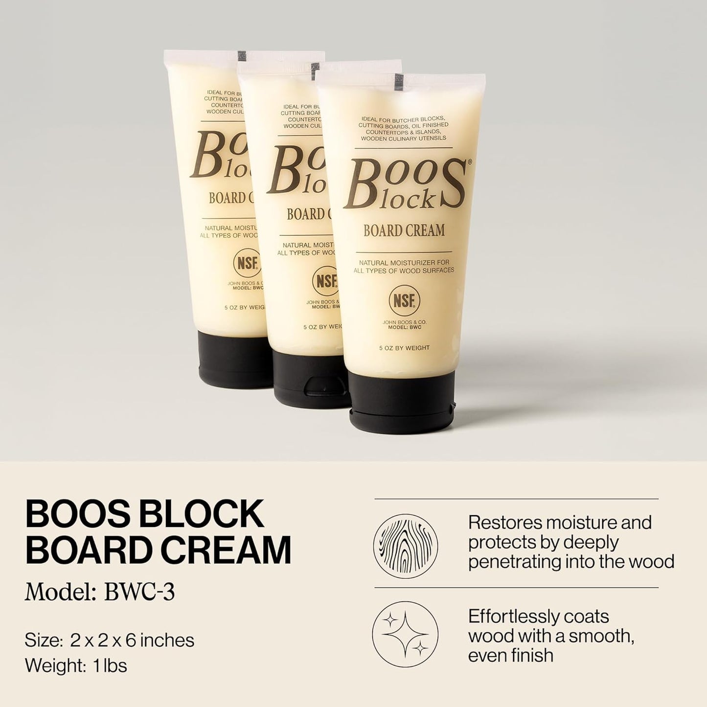 2-Piece All-Natural Care & Maintenance Set – 16 oz Mystery Oil & 5 oz Board Cream for Butcher Blocks, Cutting Boards, Wood Countertops, and Wooden Utensils