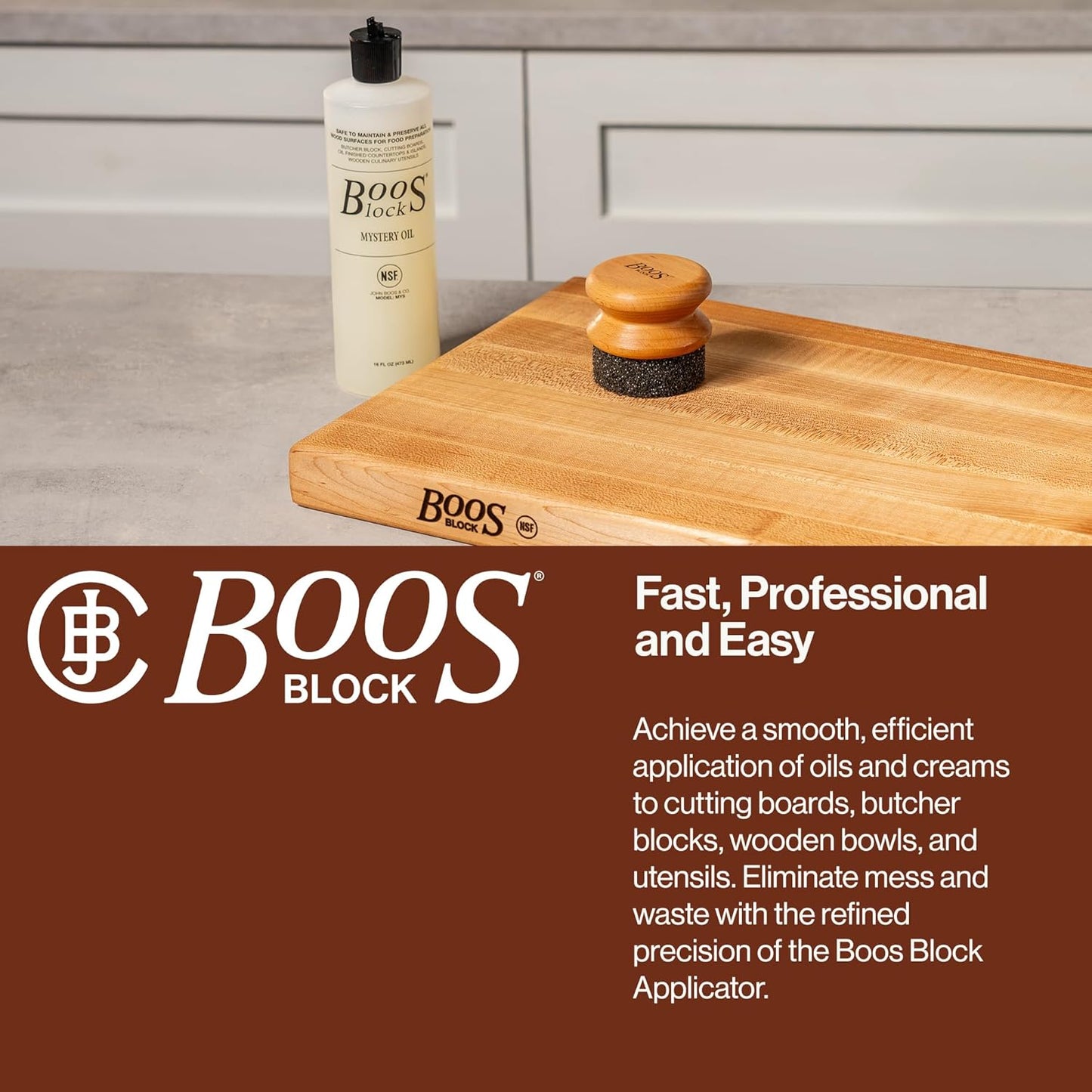 2-Piece All-Natural Care & Maintenance Set – 16 oz Mystery Oil & 5 oz Board Cream for Butcher Blocks, Cutting Boards, Wood Countertops, and Wooden Utensils