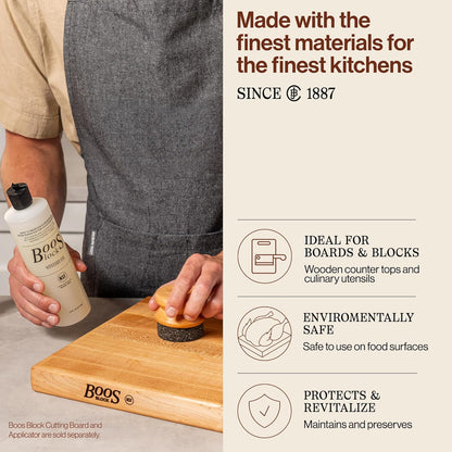 2-Piece All-Natural Care & Maintenance Set – 16 oz Mystery Oil & 5 oz Board Cream for Butcher Blocks, Cutting Boards, Wood Countertops, and Wooden Utensils