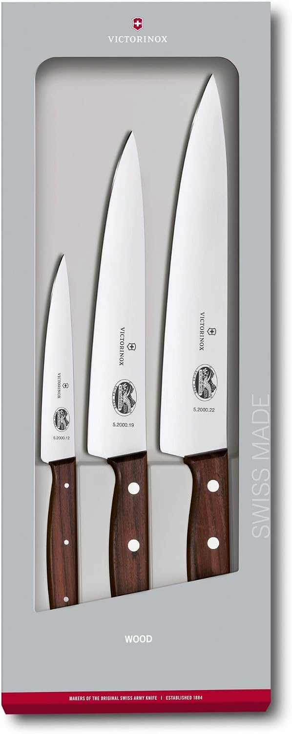 Wood, 3 Piece Carving Set, Set of 3