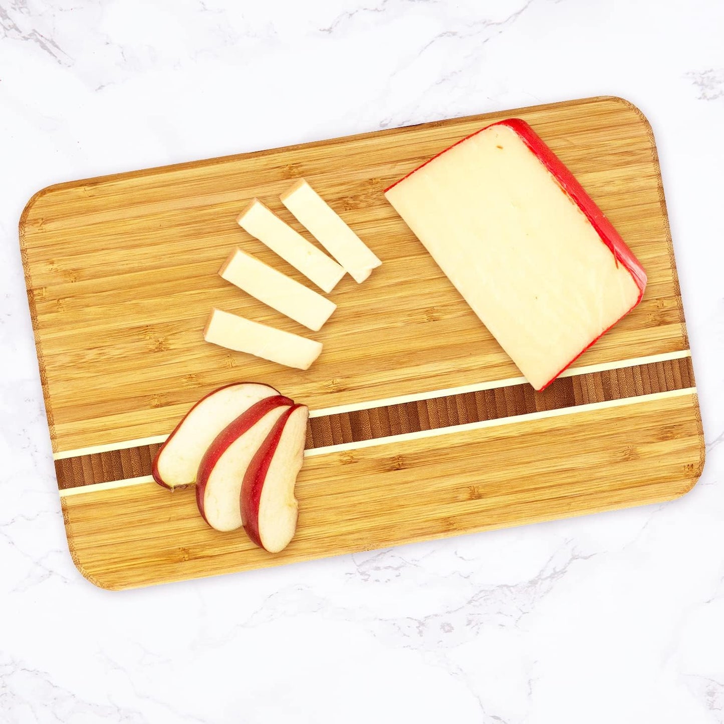 Barbados Bamboo Wood Cutting Board, 9" x 6.5"