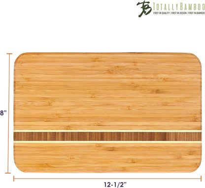 Barbados Bamboo Wood Cutting Board, 9" x 6.5"