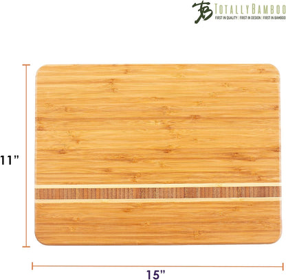 Barbados Bamboo Wood Cutting Board, 9" x 6.5"