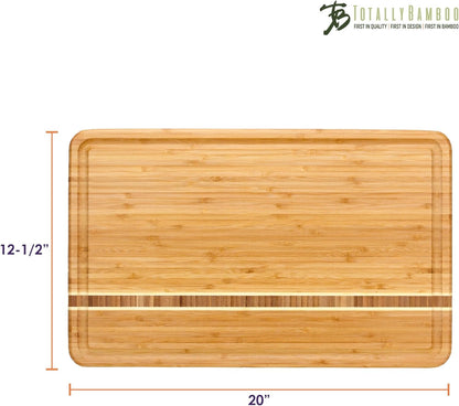 Barbados Bamboo Wood Cutting Board, 9" x 6.5"
