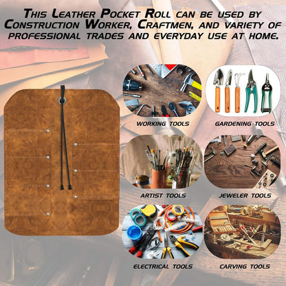 UJ Ramelson Pocket Leather Tool Roll