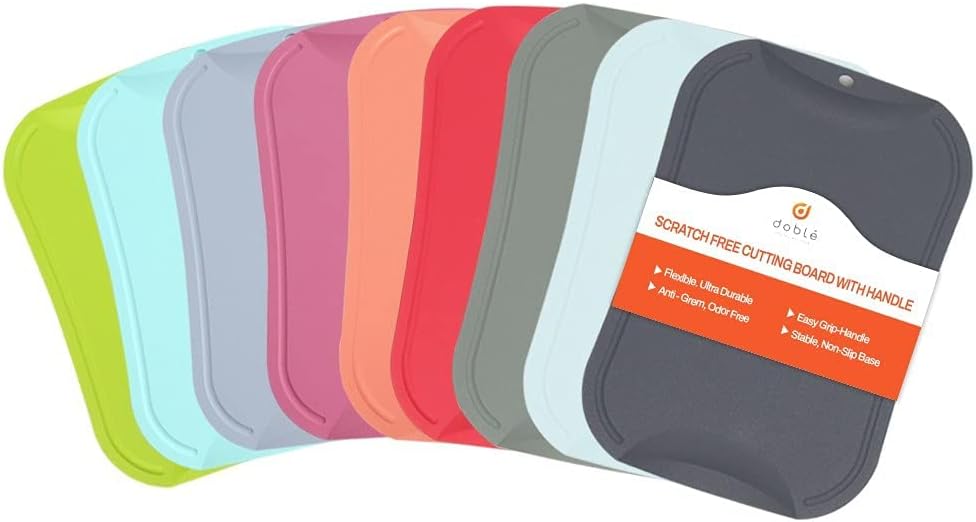 é Non-Scratch Flexible Cutting Board Parent (Khaki green, Small (11.2" x 7.8"))