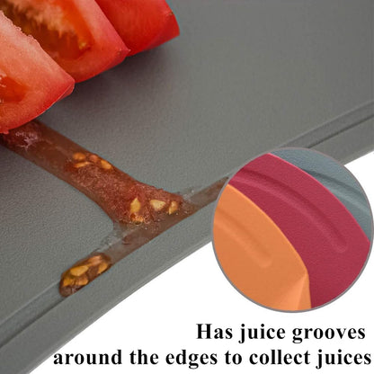 é Non-Scratch Flexible Cutting Board Parent (Khaki green, Small (11.2" x 7.8"))