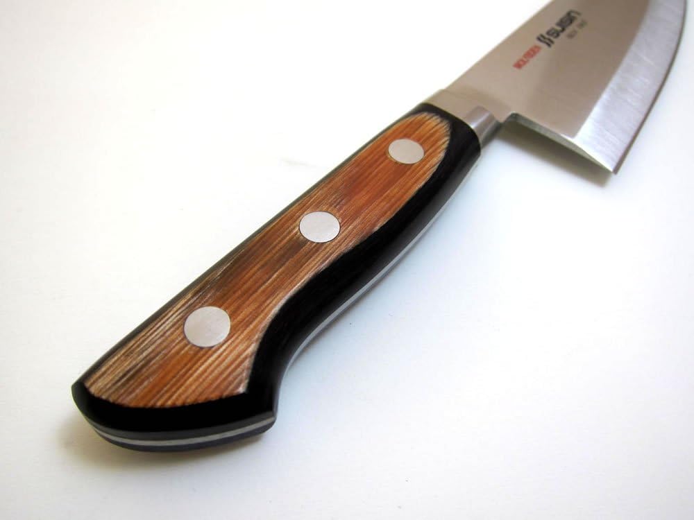 .com Suisin Inox Western-Style Knife Series, Genuine Sakai-Manufactured, Inox Steel 6.5" (165mm) Deba Knife