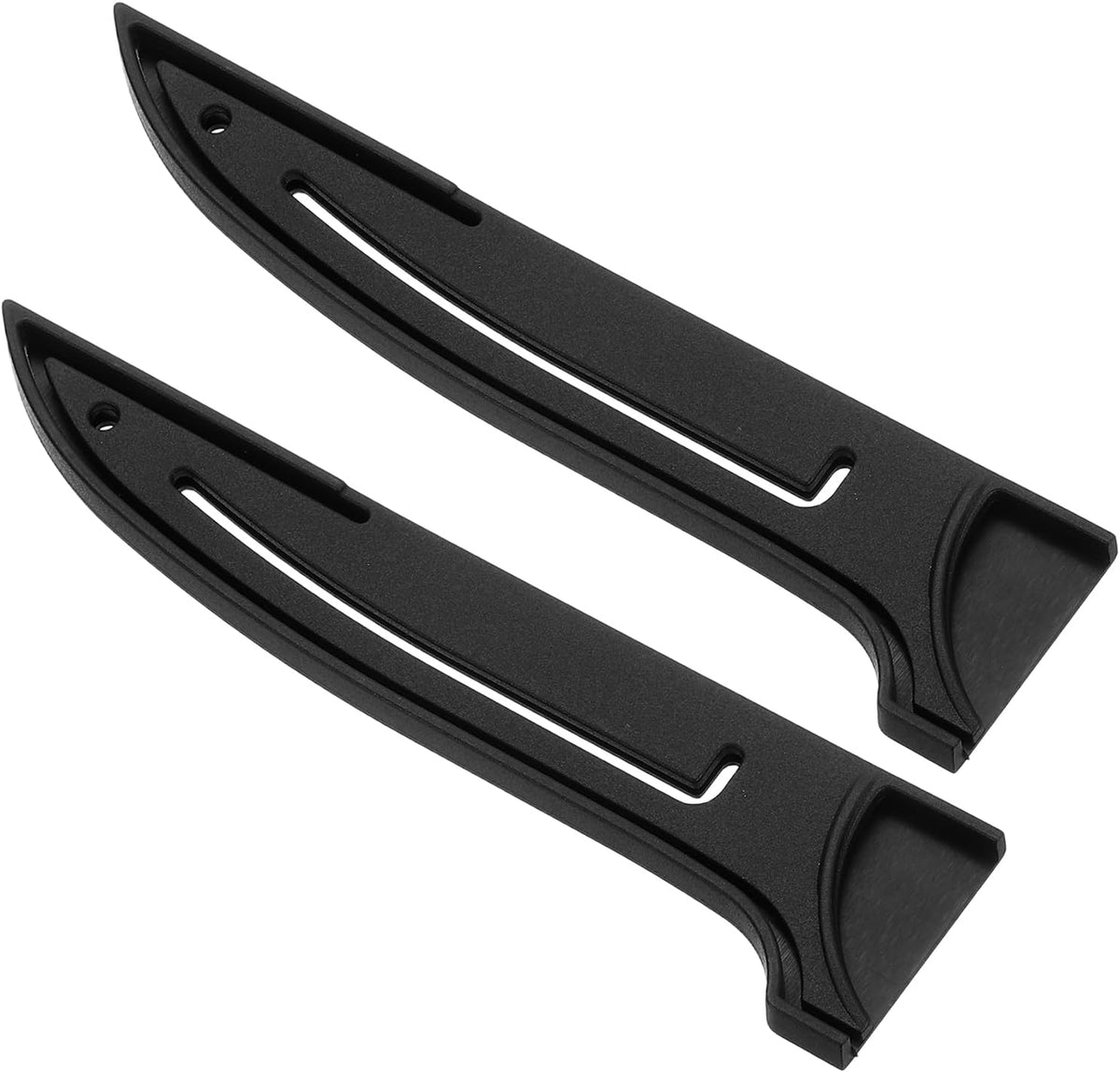 2 Pack PP Safety Knife Cover Sleeves, Blade Edge Guards Protector, Universal Knife Sheath for 6" Boning Knife, Black