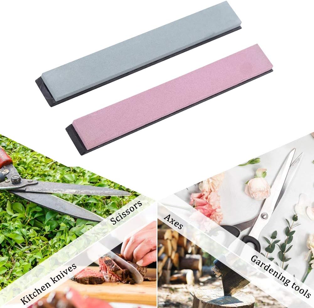 8Pcs Knife Sharpening Whetstone Set – 240 to 10000 Grit Oilstone Knife Sharpener Kit for Kitchen & Outdoor Tools, Professional Polishing Stones