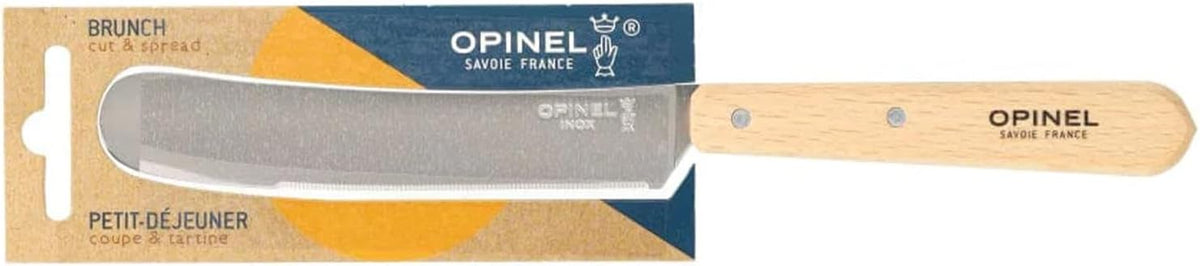 Brunch Knife, Micro-Serrated Speading Breakfast Knife (Natural)