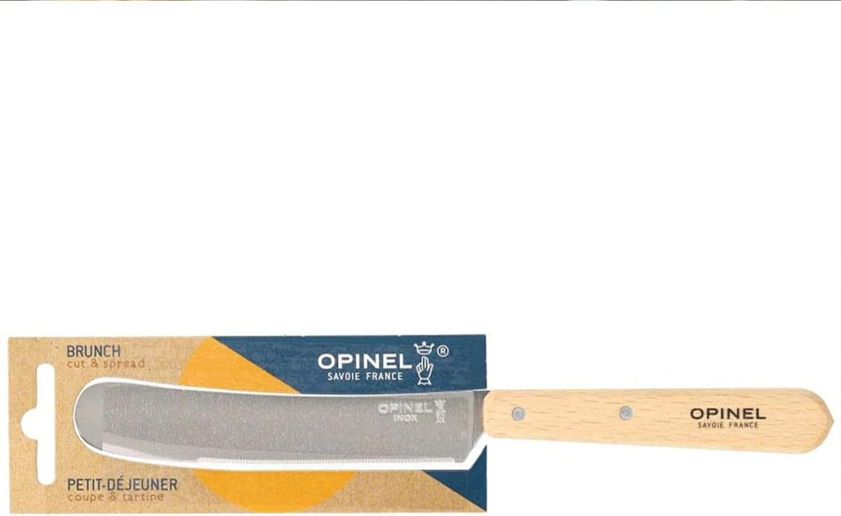 Brunch Knife, Micro-Serrated Speading Breakfast Knife (Natural)