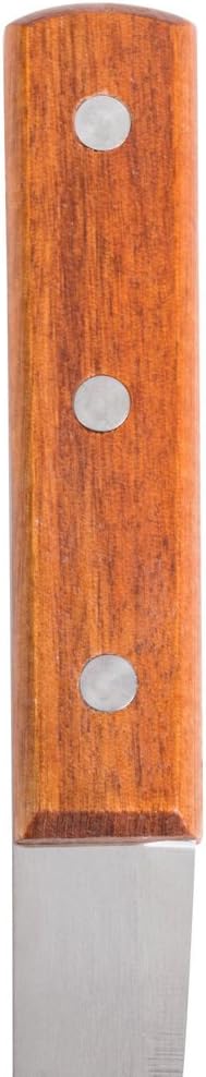 Betolla 7-Inch Clam Knife – Stainless Steel 3-Inch Blade with Riveted Wood Handle, Seafood Shucking Knife Tool for Clams, Oysters & Shellfish