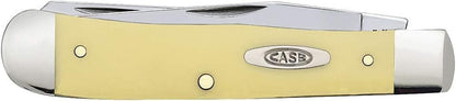Case WR XX Trapper Folding Pocket Knife, Synthetic Handle with Carbon Steel Blades, 4 1/8 inches Closed