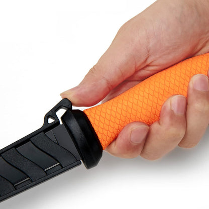 Professional Fish Fillet Knife 7 inch - Stainless Steel Blade for Salmon/Meat, Non-Slip PP Golf Grip & Sheath