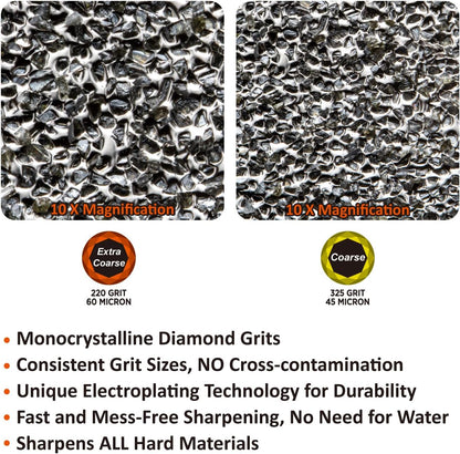 2-Piece Soak-Free Whetstones Refill 3000 & 6000 Grit 1" x 6" / 25 x 150 mm for 202H