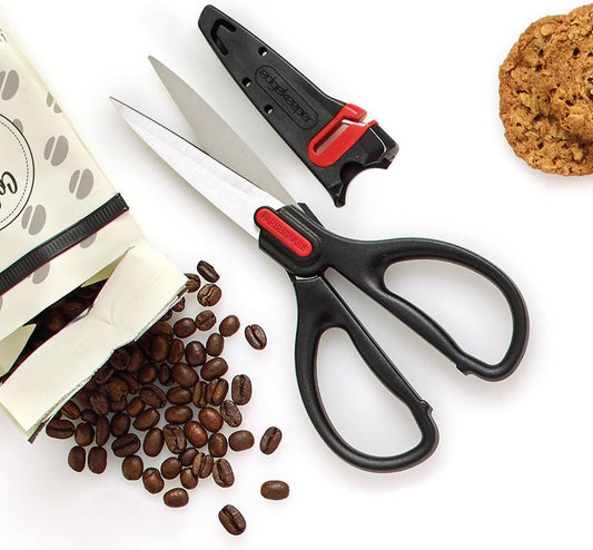 Self-Sharpening Stainless Steel All-Purpose Shears with Edgekeeper Sleeve