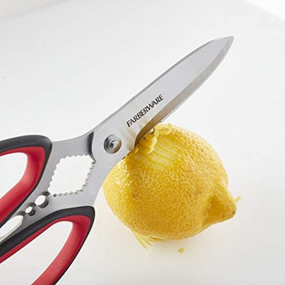 Self-Sharpening Stainless Steel All-Purpose Shears with Edgekeeper Sleeve