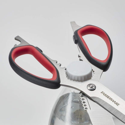 Self-Sharpening Stainless Steel All-Purpose Shears with Edgekeeper Sleeve