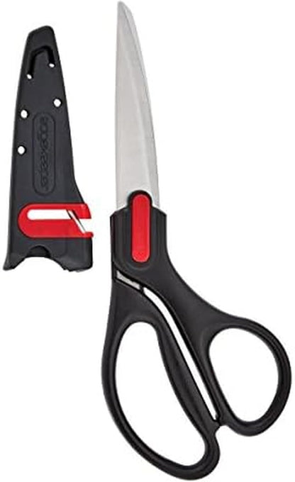 Self-Sharpening Stainless Steel All-Purpose Shears with Edgekeeper Sleeve