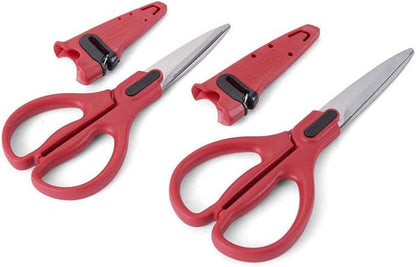 Self-Sharpening Stainless Steel All-Purpose Shears with Edgekeeper Sleeve