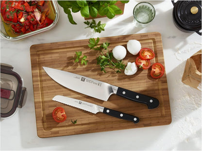 Pro 8-inch Razor-Sharp German Traditional Chef's Knife, Made in Company-Owned German Factory with Special Formula Steel perfected for almost 300 Years, Dishwasher Safe
