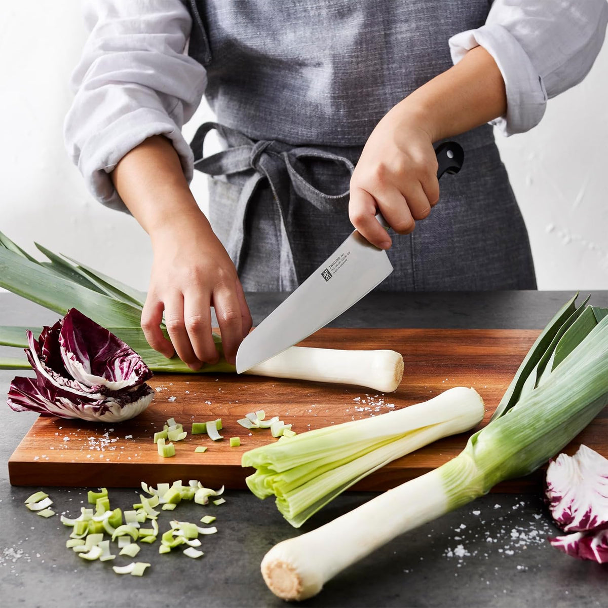 Pro 8-inch Razor-Sharp German Traditional Chef's Knife, Made in Company-Owned German Factory with Special Formula Steel perfected for almost 300 Years, Dishwasher Safe