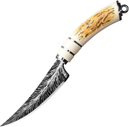 8.6-inch Fish Fillet Knife,High Carbon Stainless Steel Flexible Narrow Blade,Extremely Sharp,Used for Fish Cleaning,Non Slip Handle,Suitable for Fishing,Camping and Home Kitchens